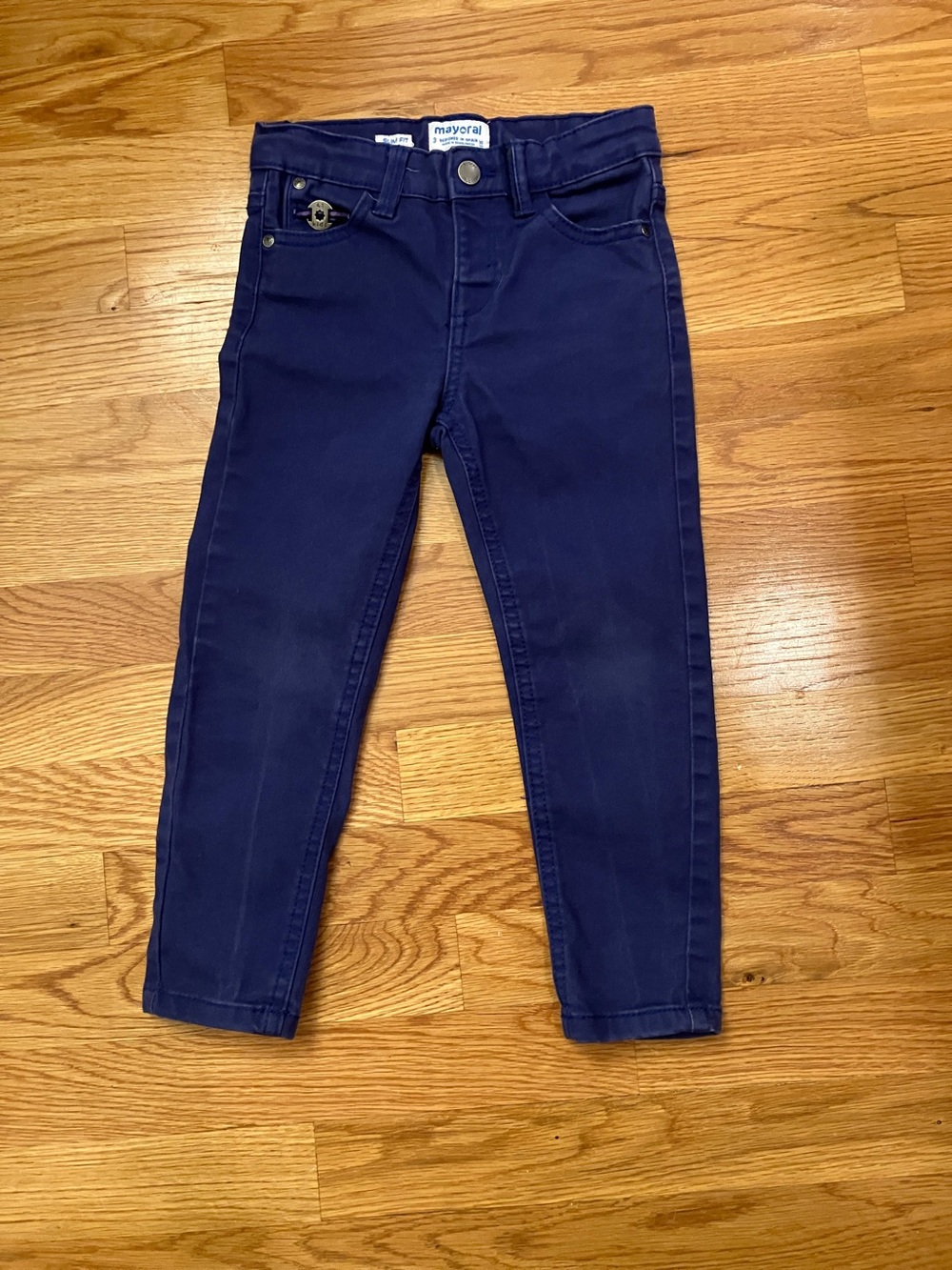 Boys Mayoral Royal Blue Stretch Skinny Jeans